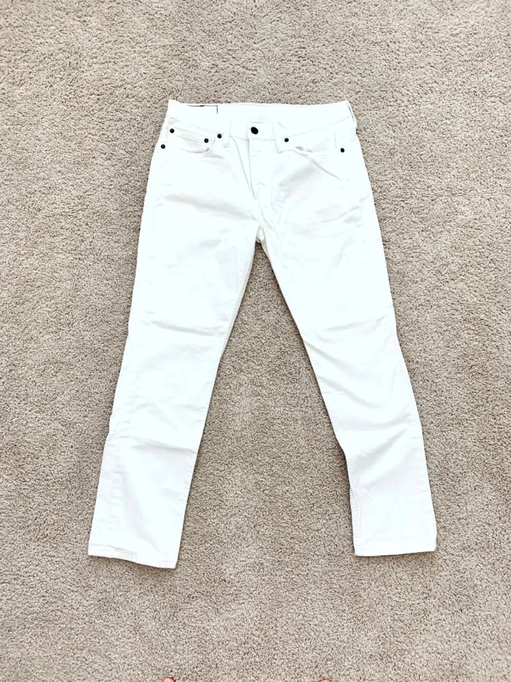 Levi's 211 White Skinny Jeans 32x30 W32 L30